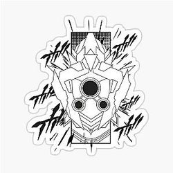 The Escathlon Geometry Dash Sticker