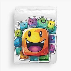 Geometry Dash Duvet Cover
