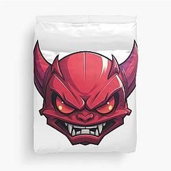 Geometry Dash Extreme Demon Duvet Cover