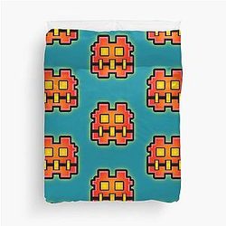 Geometry Dash Duvet Cover