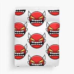 Geometry Dash Insane Demon Duvet Cover