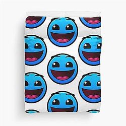 Geometry Dash Easy Duvet Cover