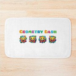 Geometry Dash Bath Mat