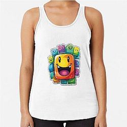 Geometry Dash Racerback Tank Top