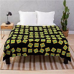 Geometry Dash Throw Blanket
