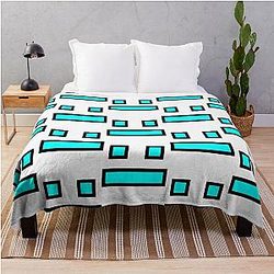 Geometry Dash Throw Blanket