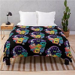 Geometry Dash Throw Blanket