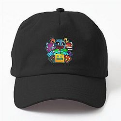 Geometry Dash Old School Gaming Dad Hat