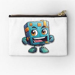 Geometry Dash Zipper Pouch