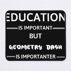 Education is important mouse pad