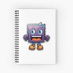 Geometry Dash Spiral Notebook