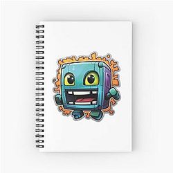Geometry Dash Spiral Notebook