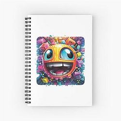 Geometry Dash Spiral Notebook