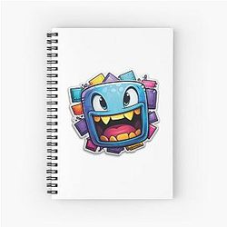 Geometry Dash Spiral Notebook