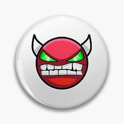 Geometry Dash Hard Demon Pin