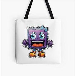 Geometry Dash All Over Print Tote Bag