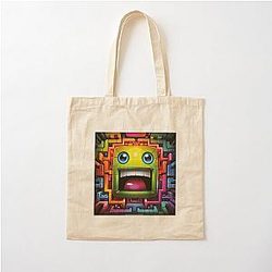 Geometry Dash Cotton Tote Bag