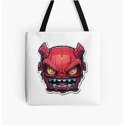 Geometry Dash Extreme Demon All Print Tote Bag