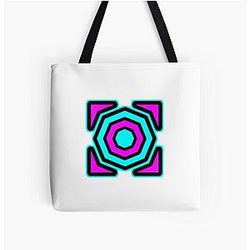 Geometry Dash Icon All Over Print Tote Bag