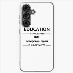 Geometry Dash - Education Is Important Samsung Galaxy Soft Case