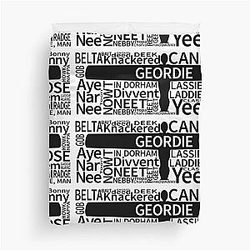 Geordie Slang Duvet Cover