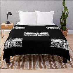 Geordie Slang Throw Blanket