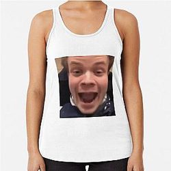 geordie greep scream black midi Racerback Tank Top