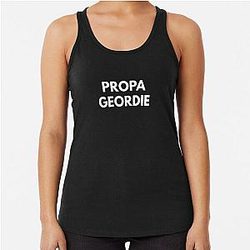 Propa Geordie Racerback Tank Top
