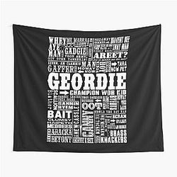 Geordie Sayings Print Tapestry
