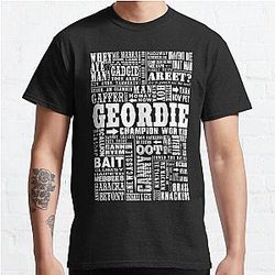 Geordie Sayings Print Classic T-Shirt