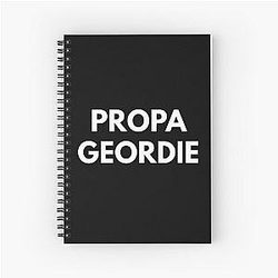 Propa Geordie Spiral Notebook