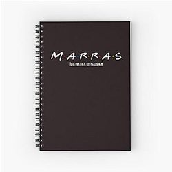 Geordie Friends: Marras Spiral Notebook