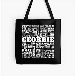 Geordie Sayings Print All Over Print Tote Bag