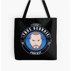 True Geordie True Geordie Messages All Over Print Tote Bag
