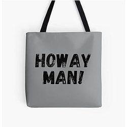 Geordie slang All Over Print Tote Bag
