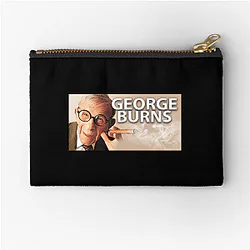 Comedy Legend George Burns Zipper Pouches