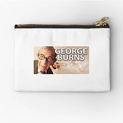 Comedy Legend George Burns Zipper Pouches