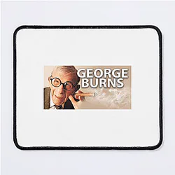 Comedy Legend George Burns Mouse Pads