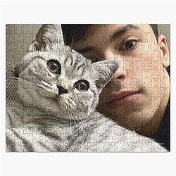 GeorgeNotFound Puzzles - GeorgeNotFound with his cat Jigsaw Puzzle RB0906 [ID9111]