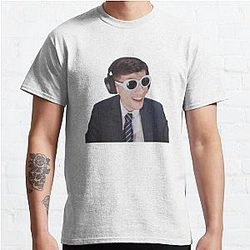 GeorgeNotFound T-Shirts - GeorgeNotFound in Goggles  Classic T-Shirt RB0906 [ID7986]