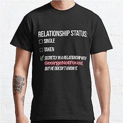 GeorgeNotFound T-Shirts - Relationship with GeorgeNotFound Classic T-Shirt RB0906 [ID7910]