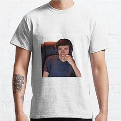 GeorgeNotFound T-Shirts - GeorgeNotFound smiling  Classic T-Shirt RB0906 [ID7979]