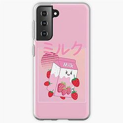 GeorgeNotFound Cases - Strawberry milk shake Samsung Galaxy Soft Case RB0906 [ID8392]