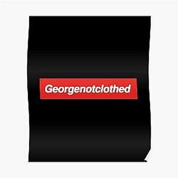 GeorgeNotFound Posters - GeorgenotClothed Merch Poster RB0906 [ID8617]