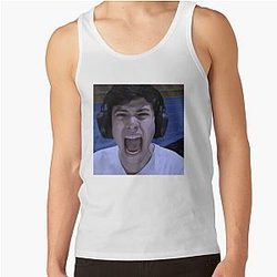 GeorgeNotFound Tank Tops - GeorgeNotFound screams Tank Top RB0906 [ID8789]