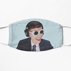 GeorgeNotFound Face Masks - GeorgeNotFound in Goggles  Flat Mask RB0906 [ID8840]