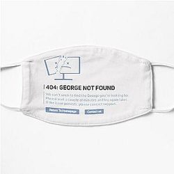 GeorgeNotFound Face Masks - GeorgeNotFound 404 Flat Mask RB0906 [ID8835]