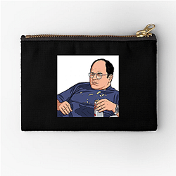 George Costanza Lord Of The Idiots George Costanza Zipper Pouches