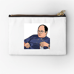 George Costanza Lord Of The Idiots George Costanza Zipper Pouches