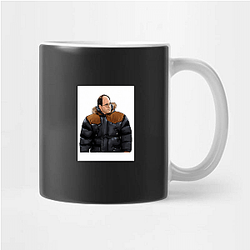 George Costanza Short Bald Powerhouse George Costanza Mugs
